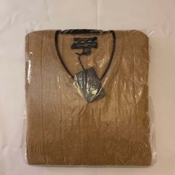 Club Room 100% Cashmere V-Neck Sweater - Picture 12 of 12